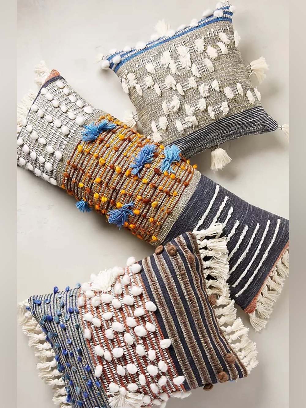 Collaged Majida Pillow 1/ 20” x 24” by Anthropologie